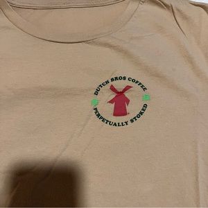 dutch bros tan tshirt
